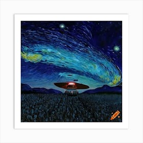 Scary sky Art Print