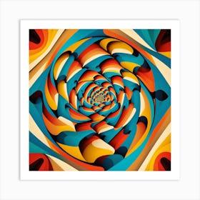 Abstract Psychedelic Art Art Print