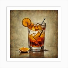 Tequila Shot Art Print