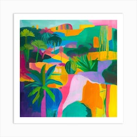 Abstract Travel Collection Costa Rica 1 Art Print