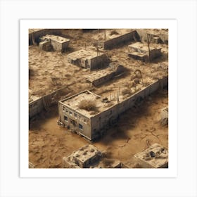 Ruins Of A City Art Print