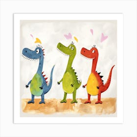 Dinosaurs Stock Videos & Royalty-Free Footage Art Print