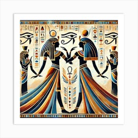 Egyptian Goddesses Art Print