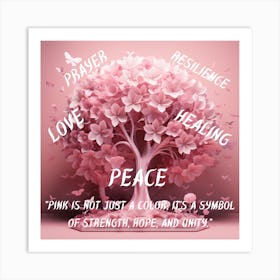 Pink Is Peace 1 Art Print