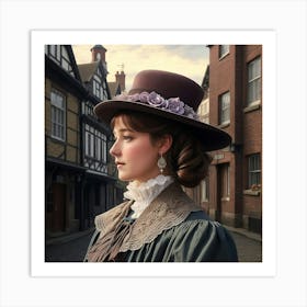 Lady of the Edwardian Era 1 Art Print