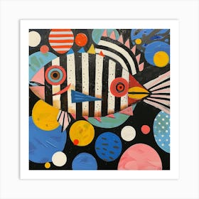 Fish With Stripes 2 Art Print