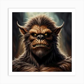 Beastly Beast Art Print