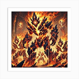 Coreborn Elementals Art Print