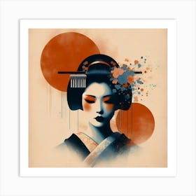 Japan Geisha Visual 122 Art Print