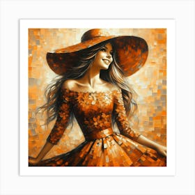 Portrait Artwork 89 Art Print