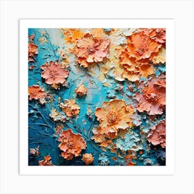 Abstract Flower Painting Art Print