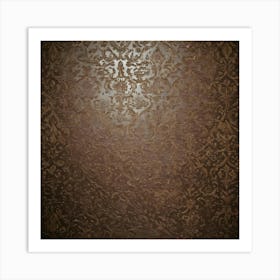 Photography Backdrop PVC brown painted pattern 11 Art Print