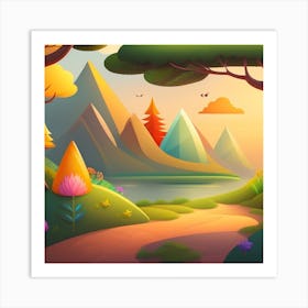 Landscape 1 Art Print