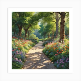 Path In The Woods Art Print