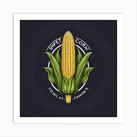 Sweetcorn As A Logo (41) Art Print