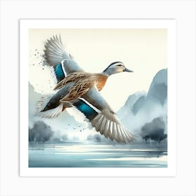 Creative Wild Animal Representation 5 Art Print