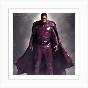 JayZ Magneto Art Print