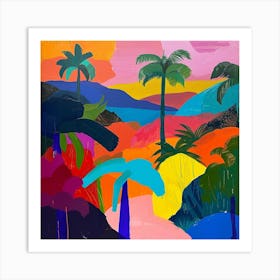 Abstract Travel Collection Solomon Islands 4 Art Print