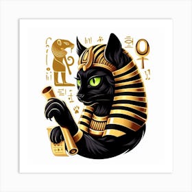 Egyptian Cat Art Print