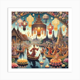 Thailand lovely Art Print