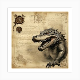 Angry beast 7 Art Print