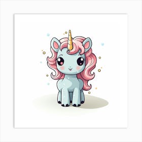 Cute Unicorn 288 Art Print