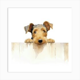 Welsh Terrier Dog 2 Art Print