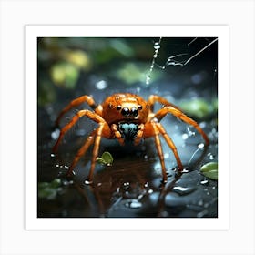 Leonardo Diffusion Xl A Majestic Arachnid Several Times Larger 1 Upscayl 4x Realesrgan X4plus Anime Art Print