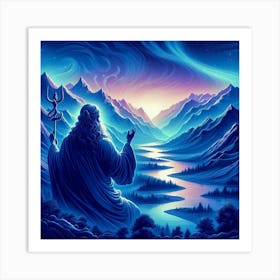 Lord Of The Mountains Art Print