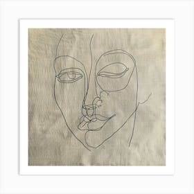 Face Of A Woman Art Print