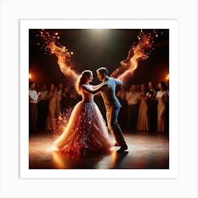 Dance Of Flames Art Print