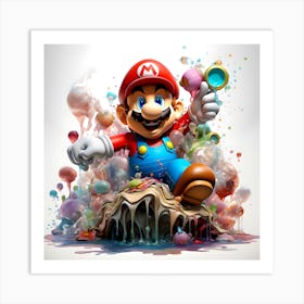 Mario Bros 6 Art Print