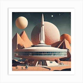 Space Station Art Print