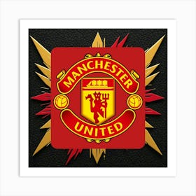 Manchester United F.C. Logo Wall Art 17 Art Print