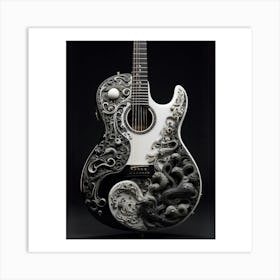 Yin and Yang in Guitar Harmony 14 Art Print