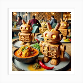 A Futuristic Dish Called Bunny Chow Bomb, Served Art Print