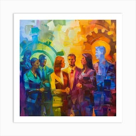 Business People 1 Art Print