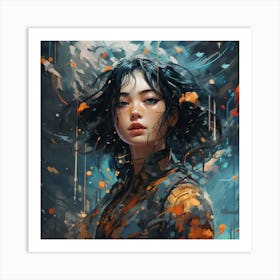 Asian Girl 2 Art Print