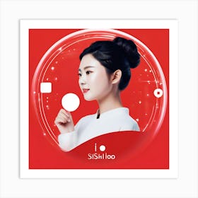 Sina Weibo Social Media Platform App Icon Logo China Microblogging Communication Network (2) Art Print