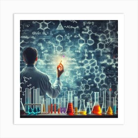 Chemistry Concept Art Print