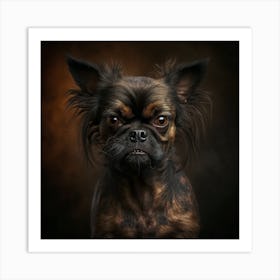 Portrait Of A Dog 10 Art Print