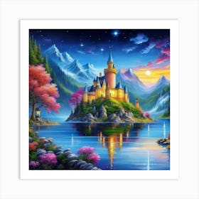 Fairytale Castle Art Print