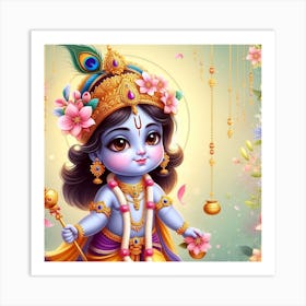 Krishna 1 Art Print