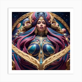 Aphrodite in color Art Print