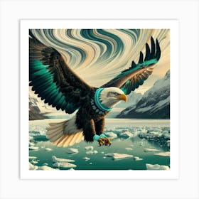 Eagle In Flight 1 Art Print