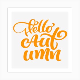 Hello Autumn Art Print