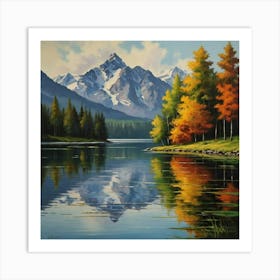 Mountain Lake 11 Art Print