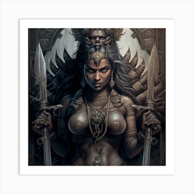 Mythical Warrior 5 Art Print