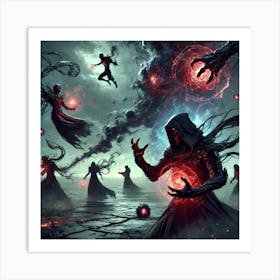 Rogue Faction Dark Elemental Magic Converted Art Print