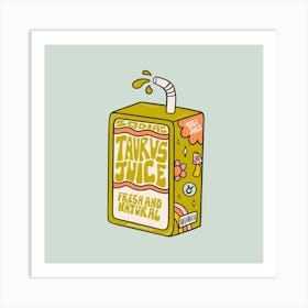 Taurus Juice Box Art Print